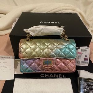❌SOLD❌ Chanel 20A Rainbow Reissue 2.55 Mini